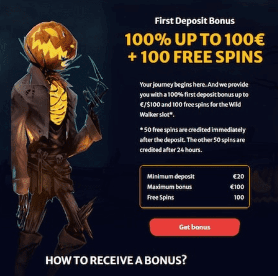 Bonus 250 Free Spins + AUD$ 200